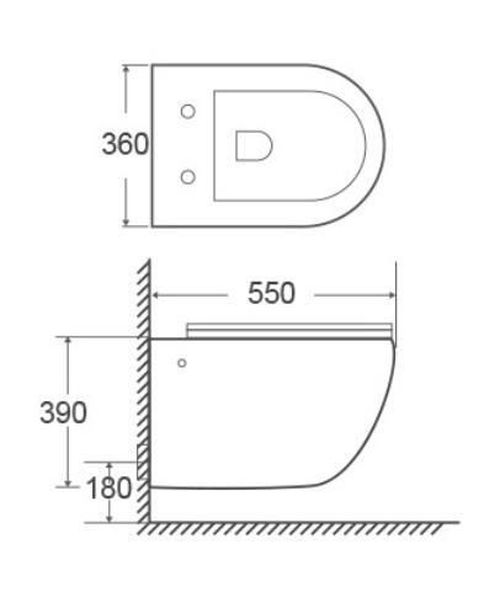 cumpără Vas WC Goxea GX-15007 în Chișinău 