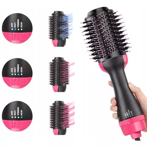 купить Фен-щетка Aptel AG750 Black/Pink в Кишинёве 