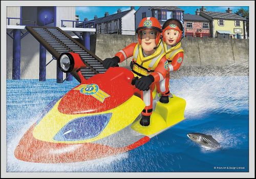 купить Головоломка Trefl 90382 Puzzles - 10in1 - Meet Fireman Sams rescue / Prism A&D Fireman Sam в Кишинёве 