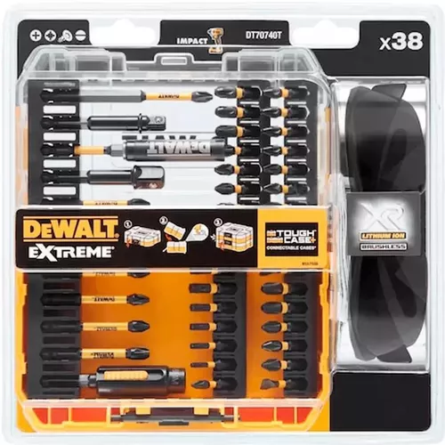 купить Набор головок, бит, насадок DeWalt DT70740T Set capete de insurubat (38 buc) в Кишинёве 