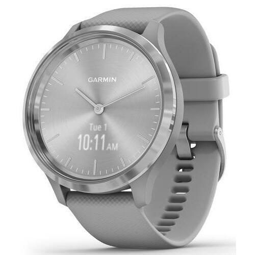 купить Смарт часы Garmin vivomove 3, S/E EU, Silver, Powder Gray, Silicone в Кишинёве 