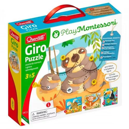 cumpără Puzzle Quercetti Q0611 Giro Puzzle Montessori în Chișinău 