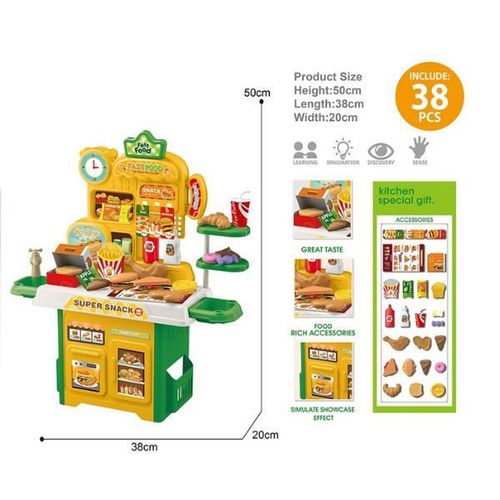 купить Игрушка Essa 922-216 Set de joaca Gustare rapidă, 38elem в Кишинёве 