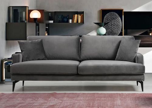 купить Диван Trendy Papira Gri, 90x88x205cm (3 locuri) в Кишинёве 