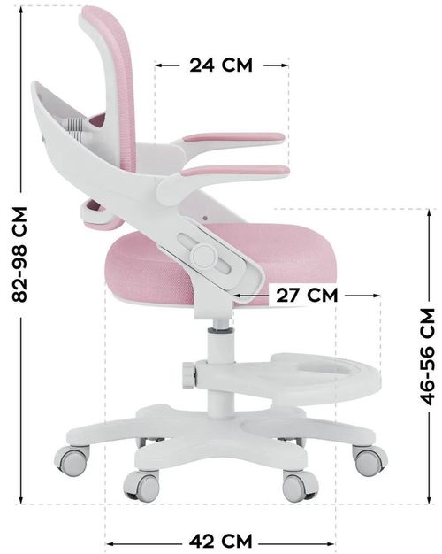 cumpără Fotoliu de birou Mark Adler Junior 4.3 Pink în Chișinău 