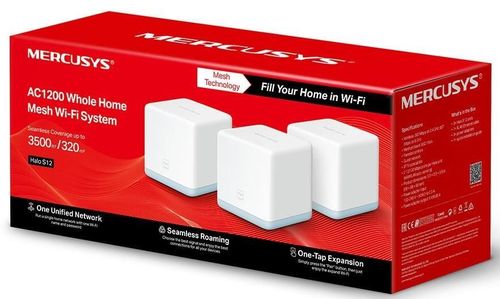 cumpără Punct de acces Wi-Fi Mercusys Halo S12 (3-pack) în Chișinău 
