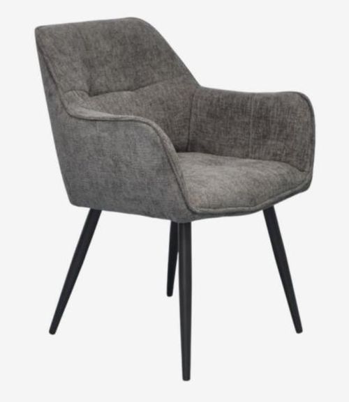 купить Комплект стол и стулья Evelin di Costacurta стол DT-402-6B + 4 стула YTC-090B Dark grey в Кишинёве 