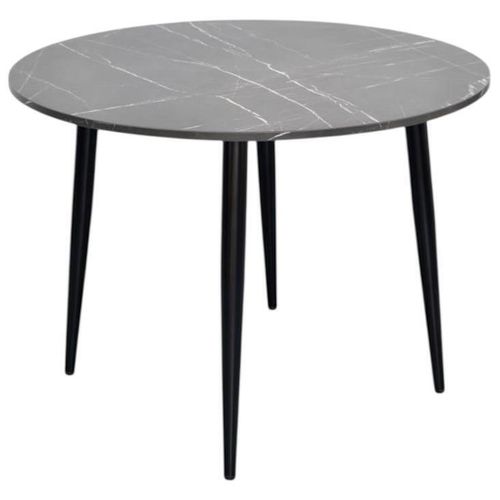купить Комплект стол и стулья Evelin di Costacurta стол DT 402-6B + 4 стула QT-227B Light grey/Dark grey в Кишинёве 
