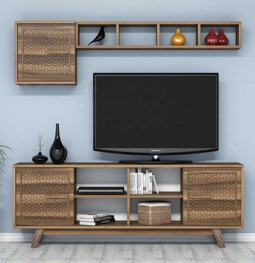 cumpără Set mobilă living Trendy Ayla, Nuc 160x56x35cm în Chișinău 