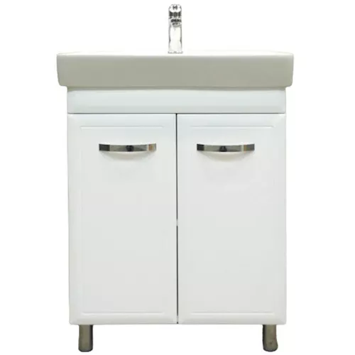 cumpără Dulap pentru lavoar Bayro Allure Neon 600 alb în Chișinău 