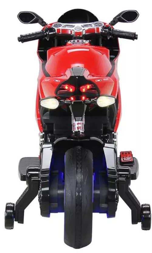 cumpără Mașină electrică pentru copii Golden Baby SX1628-G Motocicleta electrica 12V7AHx1&2x25W, roșie, GB2603 în Chișinău 