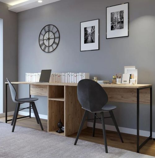 cumpără Masă de birou Trendy L196, Stejar, 240x74x60cm în Chișinău 