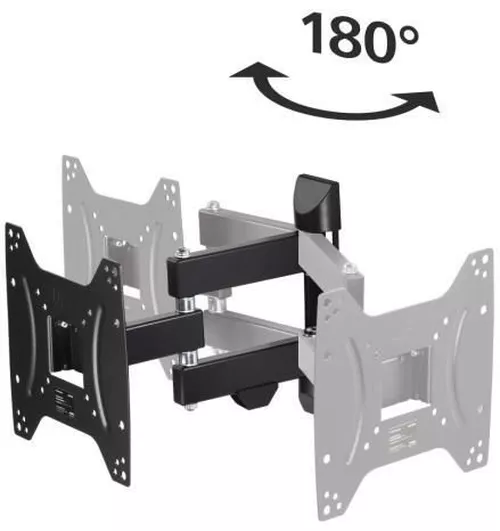 купить Крепление настенное для TV Hama 118101 Fullmotion TV Wall Bracket, 122cm (48"), 2 arms, black в Кишинёве 