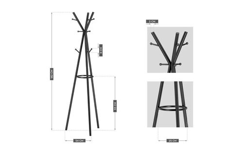 купить Вешалка для одежды Mark Adler Host 3.0 Black в Кишинёве 