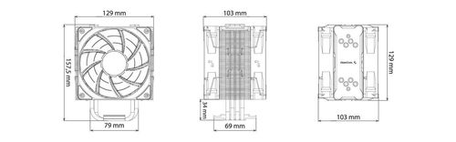 купить Кулер Deepcool GAMMAXX 400 EX в Кишинёве 