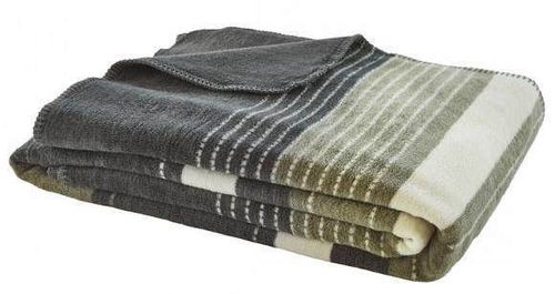 cumpără Textile de casă s.Oliver 2599/780 Jacquard Decke Dark grey/dark olive în Chișinău 