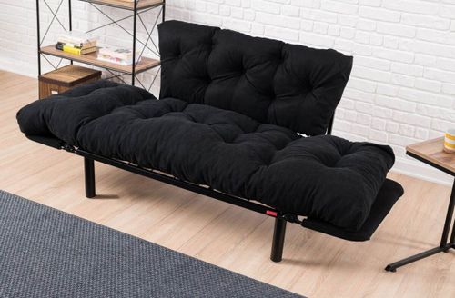 cumpără Canapea Trendy Nitta Negru, 70x85x155cm în Chișinău 