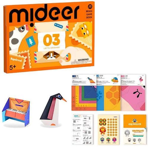 купить Набор для творчества Mideer MD3365 Let's Origami, Nivelul 3 в Кишинёве 