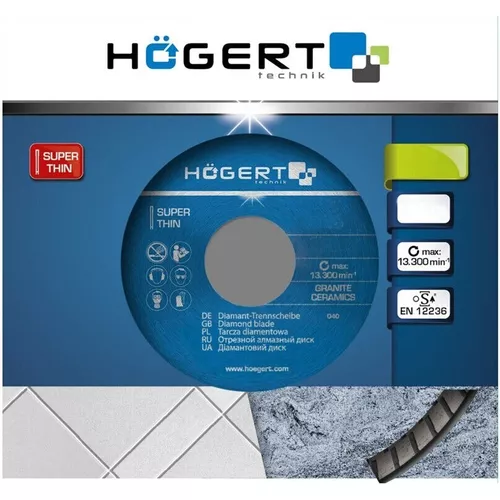 купить Диск отрезной Hoegert HT6D712 Disc de taiere 125x1.4x22.2mm в Кишинёве 