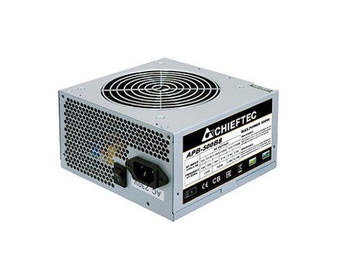 купить Блок питания 500W ATX Power supply Chieftec APB-500B8, 500W, ATX 12V 2.3, 120mm silent fan, 80%, Active PFC (Power Factor Correction) (sursa de alimentare/блок питания) в Кишинёве 
