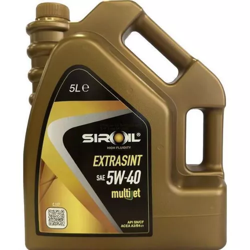 купить Масло Siroil 5W40 5l EXTRASINT MULTIJET (SIR11705) в Кишинёве 