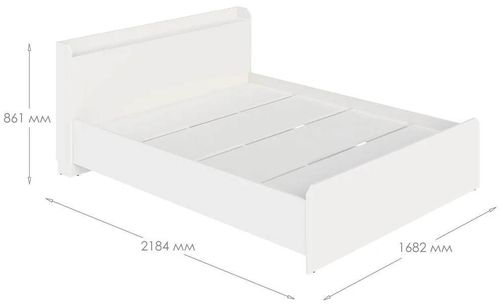 купить Кровать MebelStar NEO 160x200 Cashmere (MBS-1134) в Кишинёве 