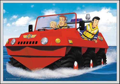 купить Головоломка Trefl 90382 Puzzles - 10in1 - Meet Fireman Sams rescue / Prism A&D Fireman Sam в Кишинёве 