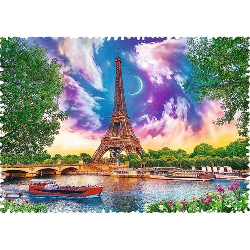 купить Головоломка Trefl R25K /26 (11115) Puzzle 600 Crazy shapes: Sky over Paris в Кишинёве 