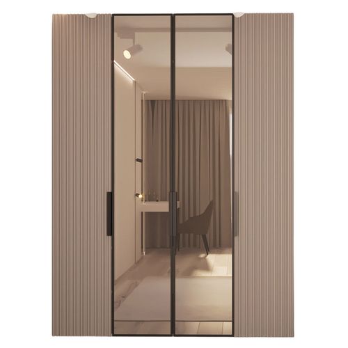 cumpără Dulap Bayro Modena 1800x2400x530 серый камень (604785) în Chișinău 