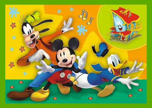 купить Головоломка Trefl R25E / 9 /10 (34616) 4 в 1 Микки Маус Среди друзей в Кишинёве 