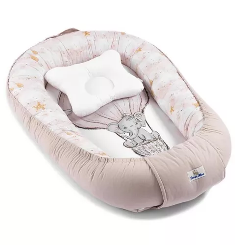 cumpără Cocon pentru bebelusi PernaMea Babynest Premium Elefant Maro (PM.101552/5) în Chișinău 