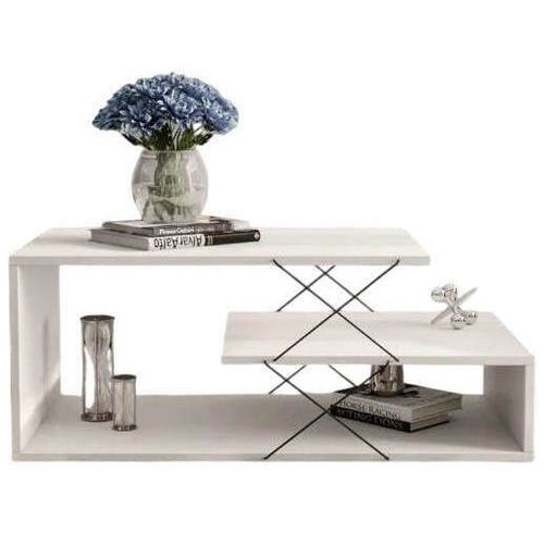 cumpără Măsuţă cafea Trendy Cayenne, Alb 100x40x50cm în Chișinău 