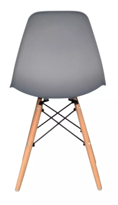 купить Стул Evelin di Costacurta LC-021, Дерево/Пластик, Grey в Кишинёве 