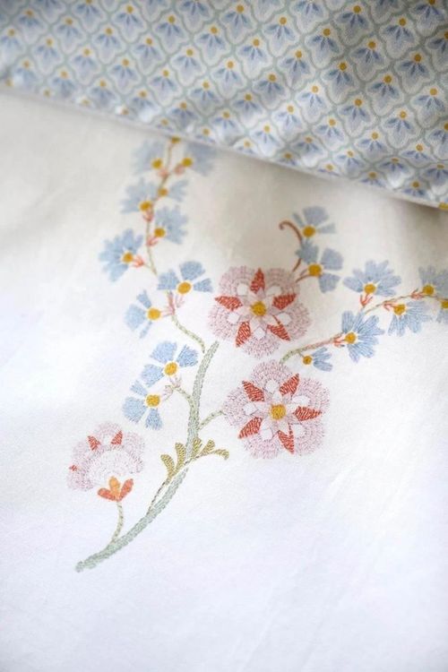 купить Постельное белье Pip Studio 329178 Blossom Chique 140x200/220 White в Кишинёве 