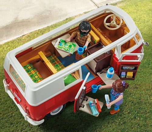 cumpără Mașină Playmobil PM70176 Volkswagen T1 Camper Van în Chișinău 