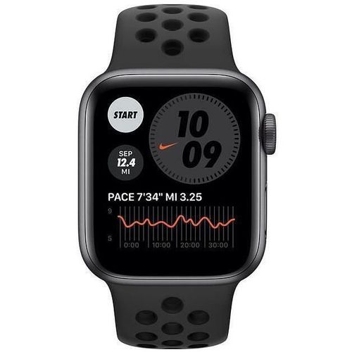 cumpără Ceas inteligent Apple Watch NIKE SE 44mm Space Gray Aluminium Case with Anthracite/Black Nike Sport Band MYYK2/MKQ83 în Chișinău 