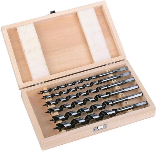 купить Набор головок, бит, насадок Milwaukee 4932373381 set burghie lemn spiralate d(10.0-20.0)mm (6 buc) в Кишинёве 