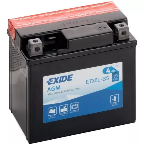 купить Автомобильный аккумулятор Exide ETX5L-BS в Кишинёве 