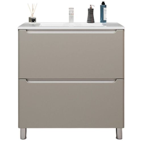 купить Шкаф под умывальник Bayro Bergamo под столешницу / под умывальник Allegro 800 light grey в Кишинёве 
