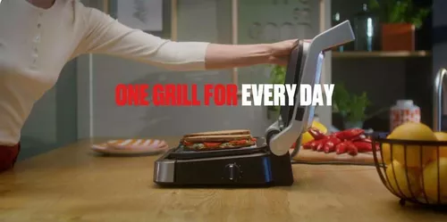 cumpără Grill-barbeque electric Tefal GC772D30 OptiGrill 2in1 Inox în Chișinău 