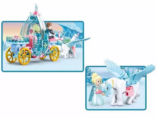 купить Конструктор Sluban B0896 Fairy Tales of Winter Carriage в Кишинёве 