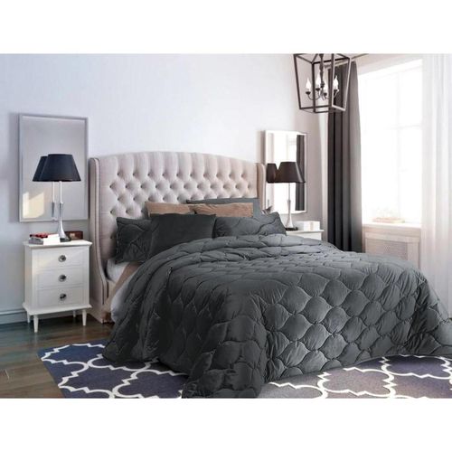 cumpără Textile de casă Askona Pătură decorativă + 2 perne Leao Dark Grey în Chișinău 