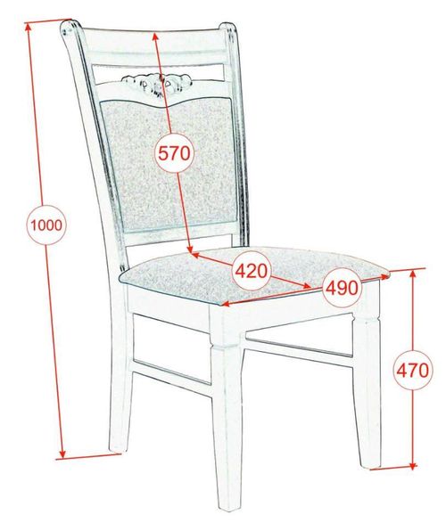 cumpără Set masă și scaune Evelin di Costacurta стол Raffles Rectangular White + 6 стульев HV-3167 White/NV-10WP Grey în Chișinău 