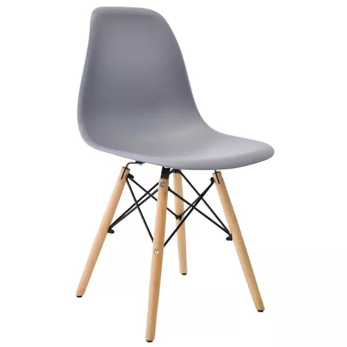 купить Стул Deco Eames A-37 Grey в Кишинёве 