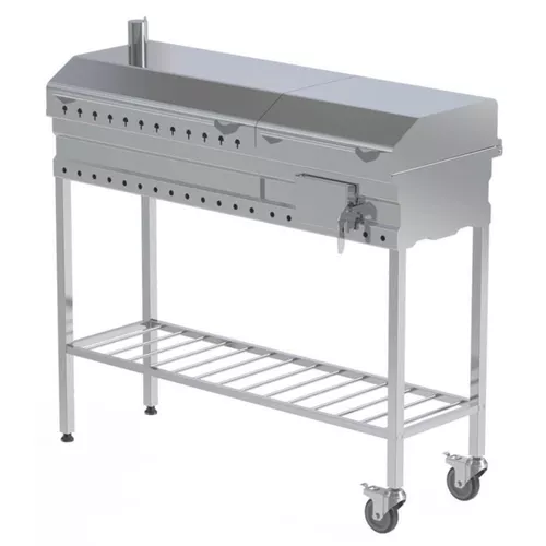 cumpără Grătar Metancor Мангал ГУРМАН 1170x410, H=1045мм, AISI 430 în Chișinău 