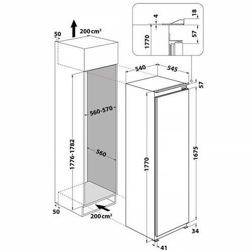 купить Комплект встраиваемой техники Whirlpool WHSD18F013D1 + WHSD18A013C1 в Кишинёве 
