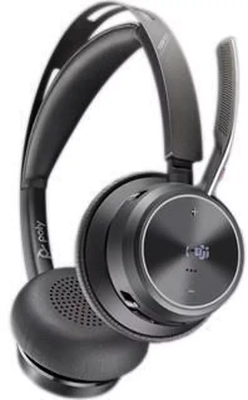 cumpără Cască fără fir Bluetooth Poly Voyager Focus 2 USB-C-C Headset +USB-C/A Adapter (9T9J3AA) în Chișinău 