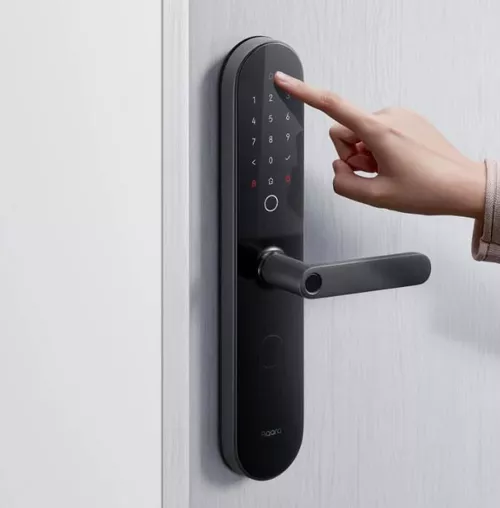 купить Умный дверной замок Aqara Дверной замок Aqara N100 PRO ( версия Zigbee) - коричневый (ZNMS16LM) в Кишинёве 