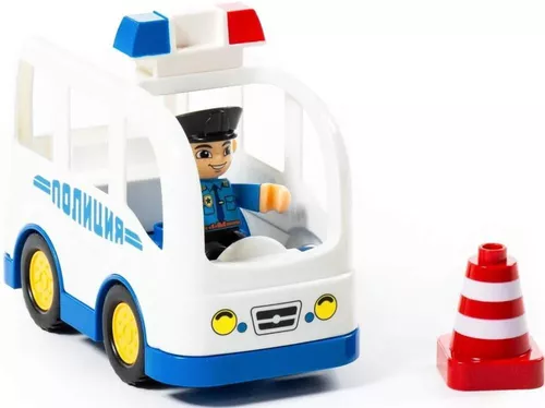 купить Конструктор Полесье 77547 constructor Politie 70 elem B в Кишинёве 