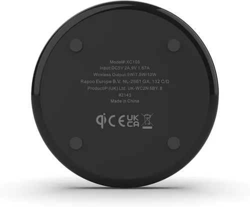 купить Зарядное устройство беспроводное Rapoo 11553 XC105 10w в Кишинёве 